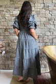 Nonni Gingham Darling Dress Navy